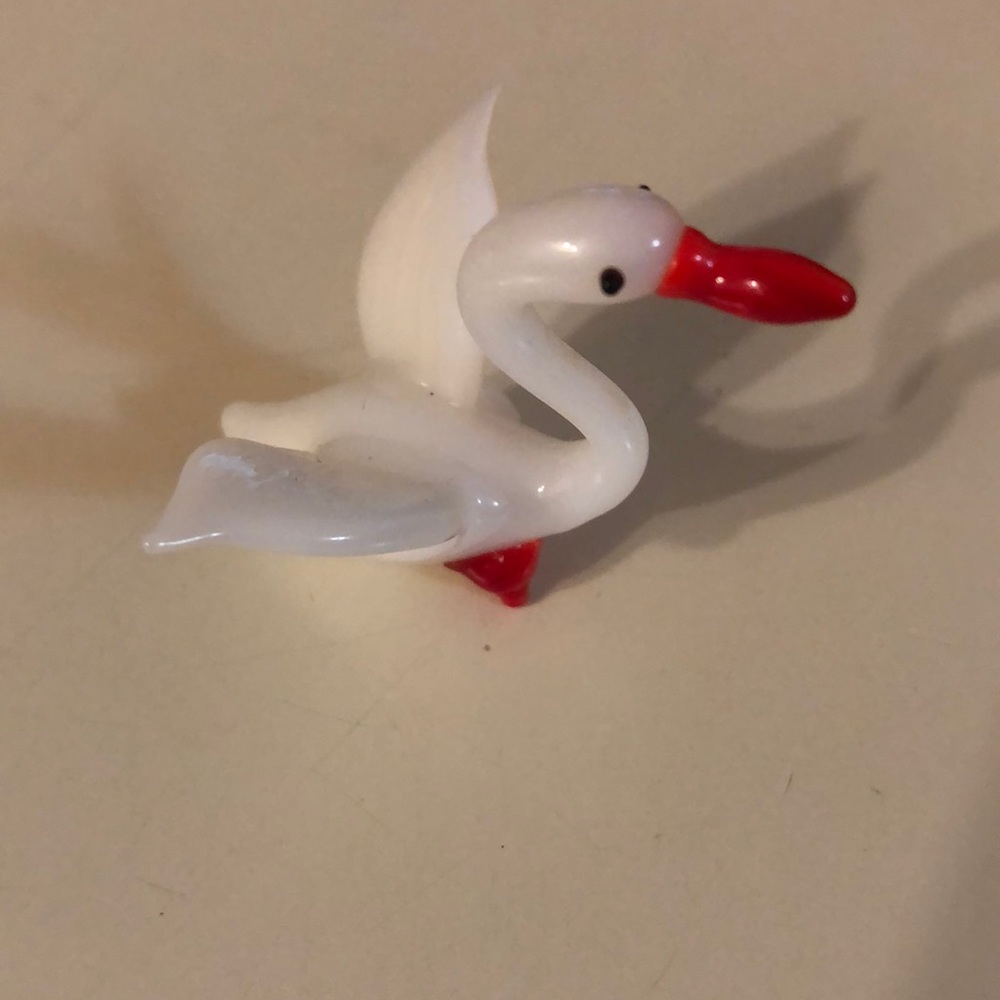 Murano White Duck